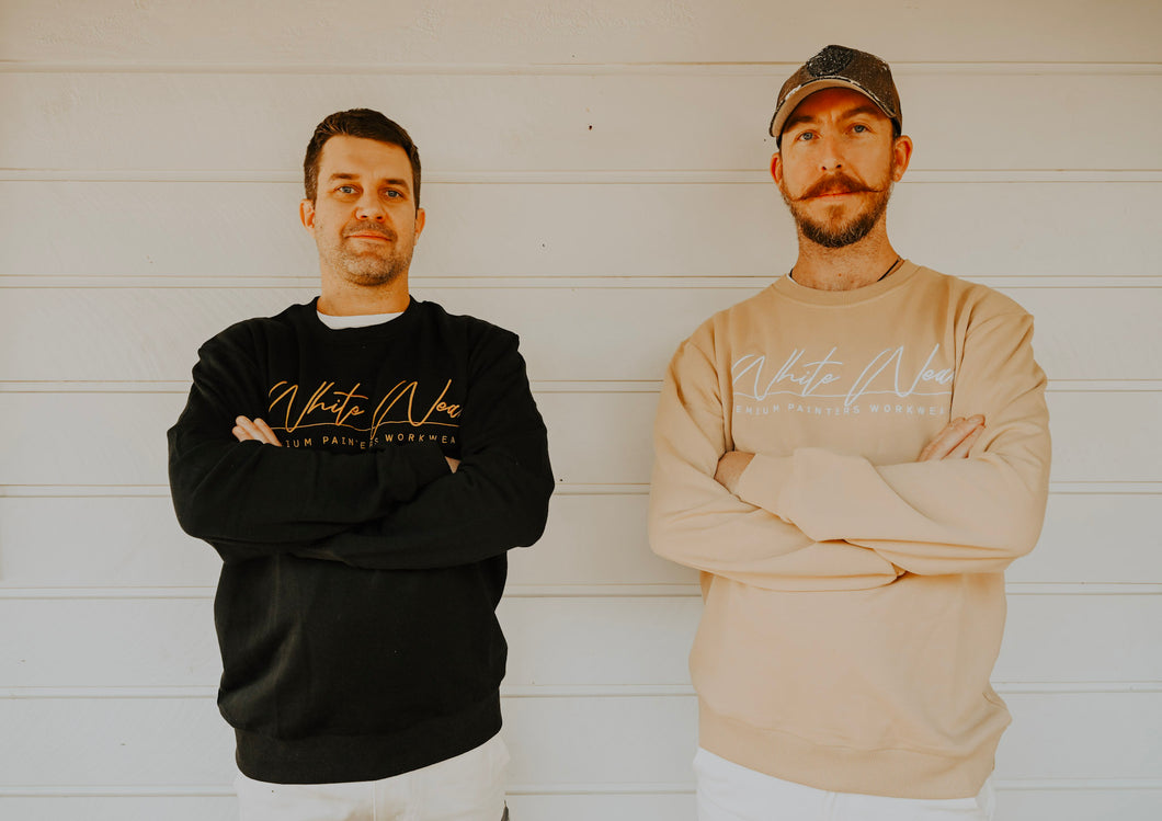 CREW NECK- BLACK & GOLD